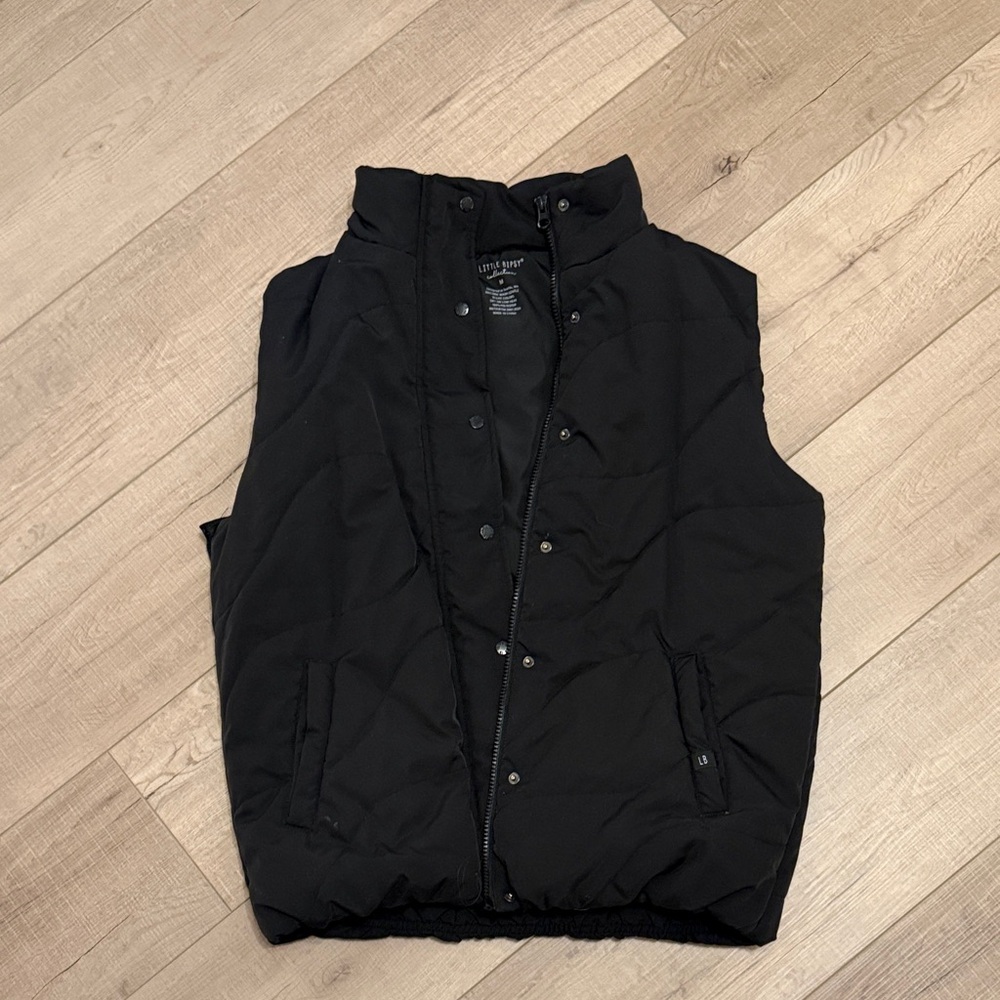 Little Bipsy Black Quilted Vest
